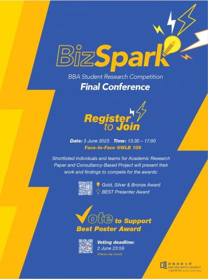 BizSpark BBA Student Research Competition 2023 - Final Round Conference